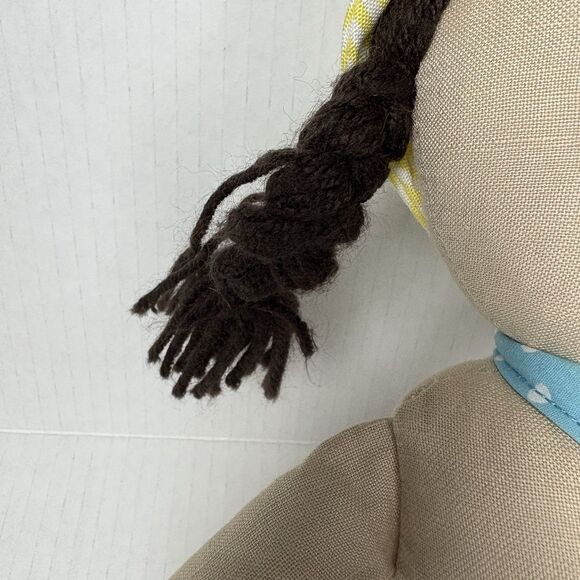 Pottery Barn Kids Designer Doll Poupee Girl Bathing Beauty Swimsuit Sun Hat 28” - Picture 9 of 14